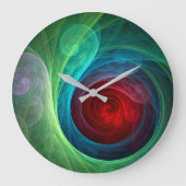 Ronde van de Kunst van Red Storm de Abstracte Grote Klok (Voorkant)