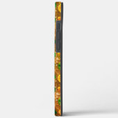 Ronde van de textuur op onbewerkt sinaasappel Case-Mate iPhone case (Achterkant / Links)