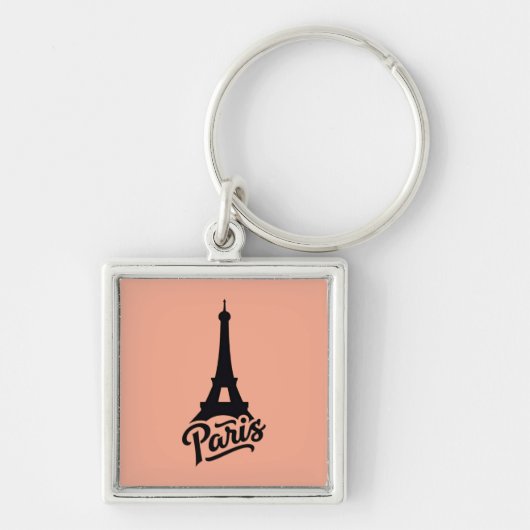 Ronde van Eiffel de Paris (Frankrijk) Sleutelhanger (Voorkant)