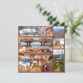 Ronde van Florence, Italië Kaart (Staand voorkant)