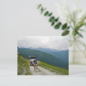 Ronde van Frankrijk 1925 - Onbekende renner Col d' Briefkaart (Staand voorkant)