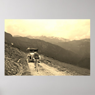 Ronde van Frankrijk 1925 - Onbekende renner Col d' Poster