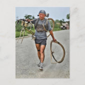 Ronde van Frankrijk 1928, etappe 7 Italiaanse Gius Briefkaart (Voorkant)