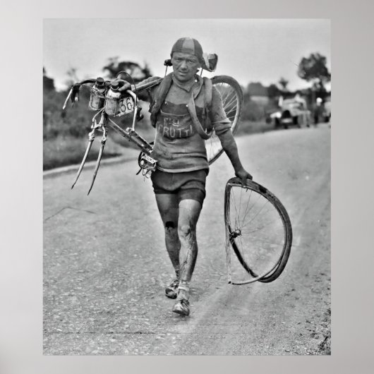 Ronde van Frankrijk 1928, etappe 7 Italiaanse Gius Poster (Voorkant)