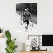 Ronde van Frankrijk 1928 Giusto Cerutti Wrecked Poster (Thuiskantoor)