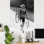 Ronde van Frankrijk 1928 Giusto Cerutti Wrecked Poster (Thuiskantoor)