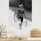 Ronde van Frankrijk 1928 Giusto Cerutti Wrecked Poster (Keuken)