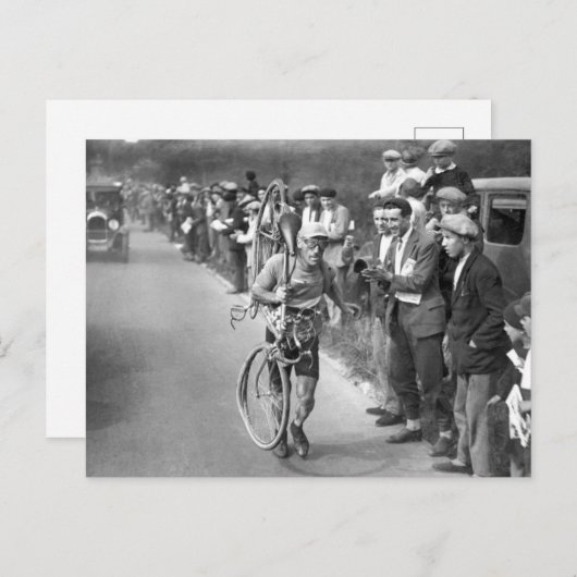 Ronde van Frankrijk 1930s Briefkaart (Voorkant / Achterkant)