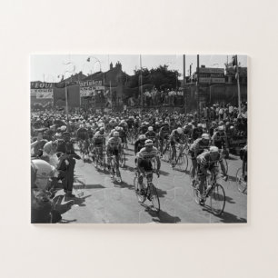 Ronde van Frankrijk 1962 Etappe 1 Massastart in Na Legpuzzel