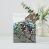 Ronde van Frankrijk 2014 Briefkaart (Staand voorkant)