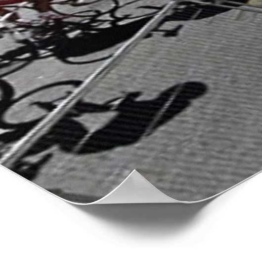 Ronde van Frankrijk top Ventoux Poster (Hoek)