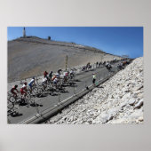 Ronde van Frankrijk top Ventoux Poster (Voorkant)