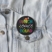 Ronde van het Hero-plein Cafeteria-personeel Button 7,6 Cm (In situ)