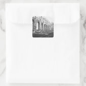 Ronde van het Hof van Beroep Vierkante Sticker (Tas)