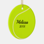 Ronde van het Ornament van Tennis Ball met dubbele (Rechts)