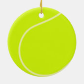 Ronde van het Ornament van Tennis Ball met dubbele (Achterkant)