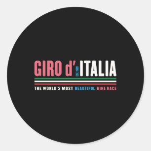 Ronde van Italië 's werelds mooiste wielerwedstrij Sticker