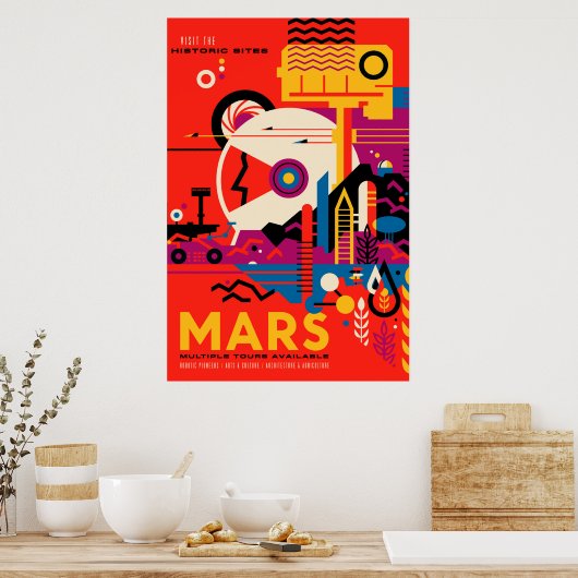 Ronde van Mars Poster (Keuken)