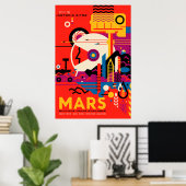 Ronde van Mars Poster (Thuiskantoor)