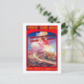 Ronde van Parijs, Frankrijk in Aerocar PosterEurop Briefkaart (Staand voorkant)