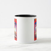 Ronde van Parijs, Frankrijk in Aerocar PosterEurop Mok (Midden)