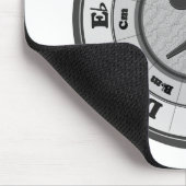 Ronde van vijf baasjes muismat (Hoek)