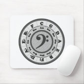 Ronde van vijf baasjes muismat (Met muis)