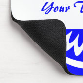 Ronde ventilator - blauw muismat (Hoek)