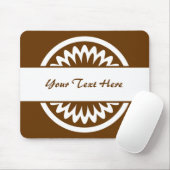 Ronde ventilator - bruin muismat (Met muis)