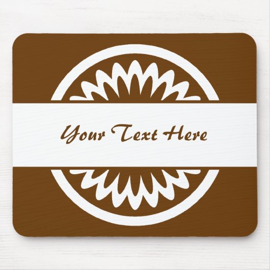 Ronde ventilator - bruin muismat (Voorkant)