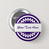 Ronde ventilator - Diep Paars Ronde Button 5,7 Cm (Voorkant /achterkant)