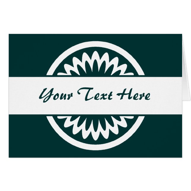 Ronde ventilator - Donkergroen (Voorkant Horizontaal)