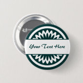 Ronde ventilator - Donkergroen Button 5,7 Cm (Voorkant /achterkant)