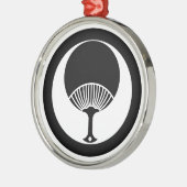 Ronde ventilator in cirkel metalen ornament (Links)