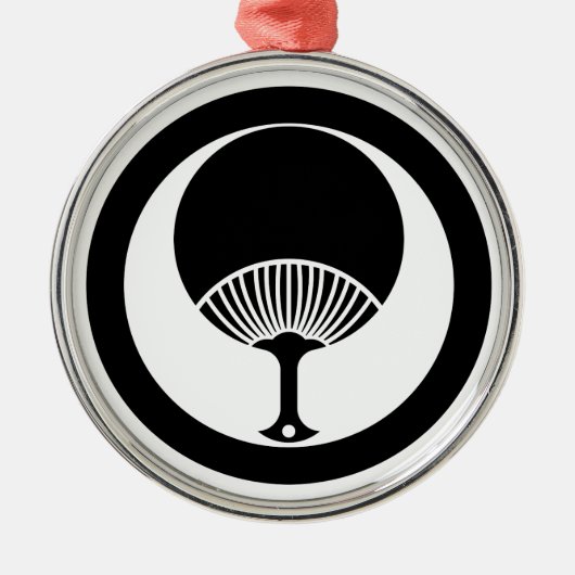 Ronde ventilator in cirkel metalen ornament (Voorkant)