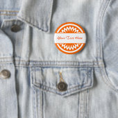 Ronde ventilator - Oranje Button 5,7 Cm (In situ)