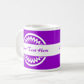 Ronde ventilator - Paars Koffiemok (Voorkant links)
