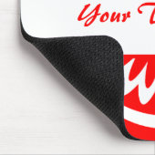 Ronde ventilator - rood muismat (Hoek)