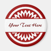 Ronde ventilator - Ruby Red Magneet (Voorkant)