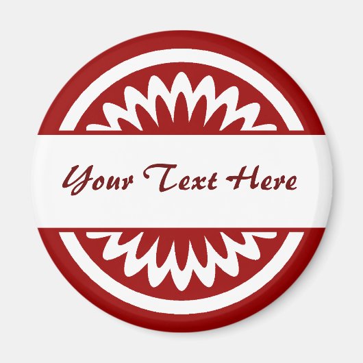 Ronde ventilator - Ruby Red Magneet (Voorkant)