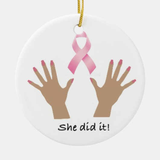 Ronde versiering keramisch ornament (Voorkant)