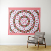 Ronde versiering, mandala wandkleed (In Situ (horizontaal))