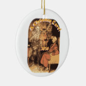 Ronde versiering Marley and Scrooge 2010 Keramisch Ornament (Rechts)