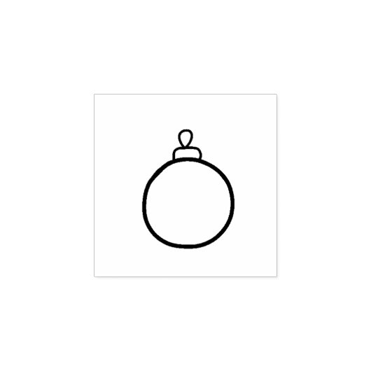 Ronde versiering rubberstempel (Afrduk)