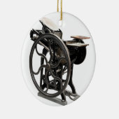 ronde versiering van letterdrukmachine keramisch ornament (Rechts)