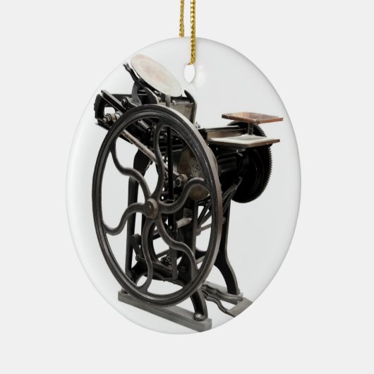 ronde versiering van letterdrukmachine keramisch ornament (Rechts)