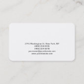 Ronde Visitekaartje van White Electrical Engineer (Achterkant)