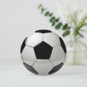 Ronde Voetbal Birthday Kaart (Staand voorkant)