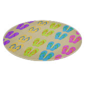 Ronde voor teenslippers met glazen snijwand (12 in snijplank (Hoek)