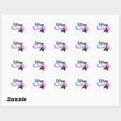 Ronde voorraadhouder sticker (Vel)
